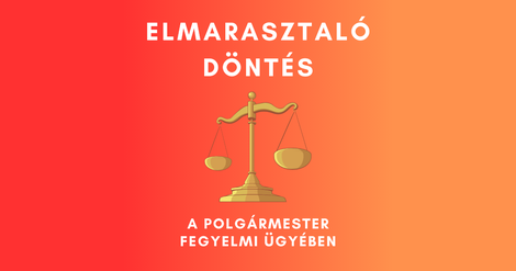 Fegyelmi: elmarasztaló döntés