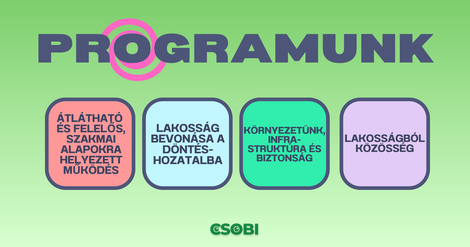 A Csobi jelöltjeinek programja